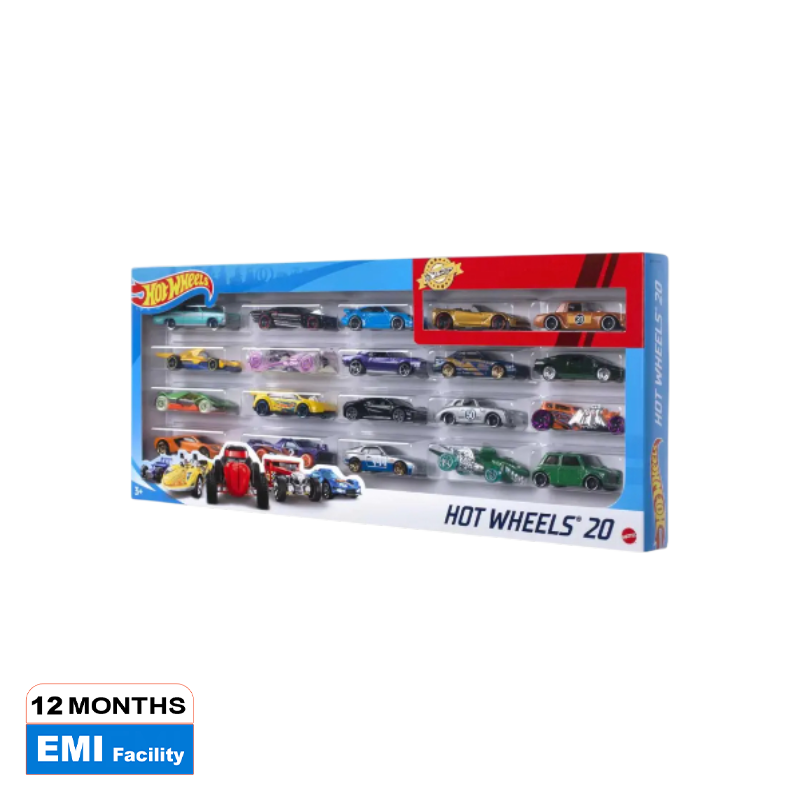 Picture of Hot Wheels 20 Car Pack Asst. Mix 2018 Gift Pack -Design May Vary Multicolor-H7045