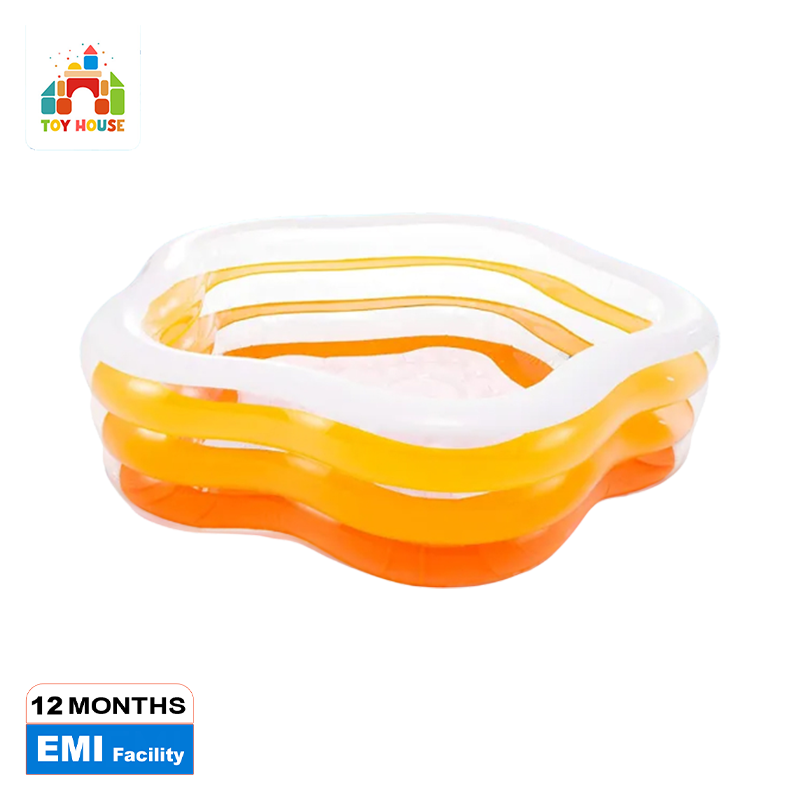 Picture of Intex Large Pentagonal Inflatable Family Pool 56495NP- 185x180x53 CM (427 Liters)