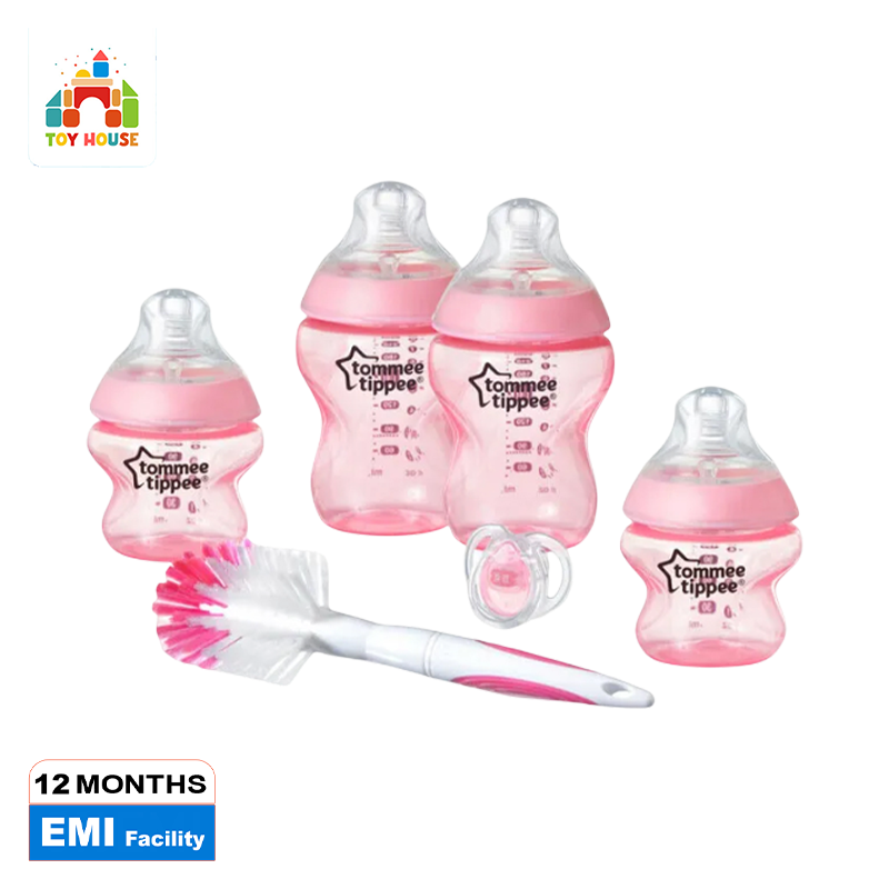 Picture of Tommee Tippee Closer to Nature Bottle Starter Kit Pink and Blue