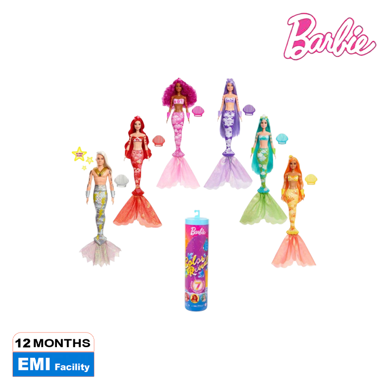 Picture of Barbie Color Reveal Mermaid Doll (1pc)-HCC46