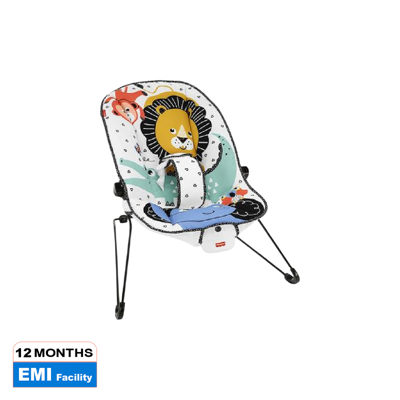 Picture of Fisher-Price Baby’s Bouncer Seat Portable Infant Chair with Removable Toy Bar Vibrations and Machine Washable Seat Pad-GDP59