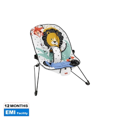 Picture of Fisher-Price Baby’s Bouncer Seat Portable Infant Chair with Removable Toy Bar Vibrations and Machine Washable Seat Pad-GDP59