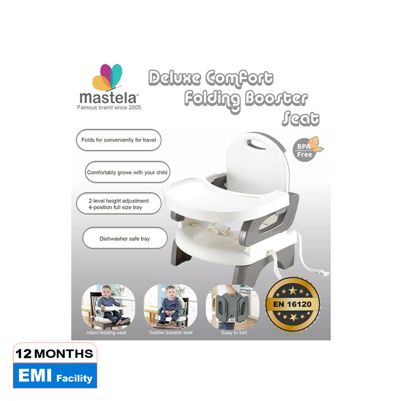 Picture of Mastela Deluxe Comfort Folding Booster Seat Infant feeding seat with tray