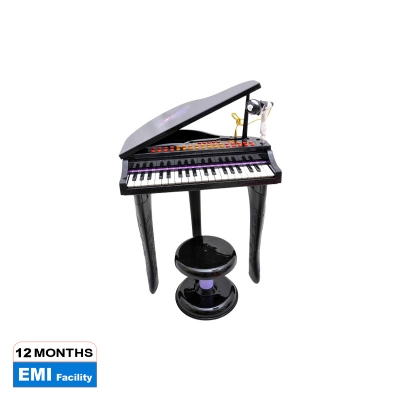 Picture of 37 Keys Electric Musical Piano Sounds of Nature Keyboard Toy for kids with Microphone & Chair for Boys and Girl Children