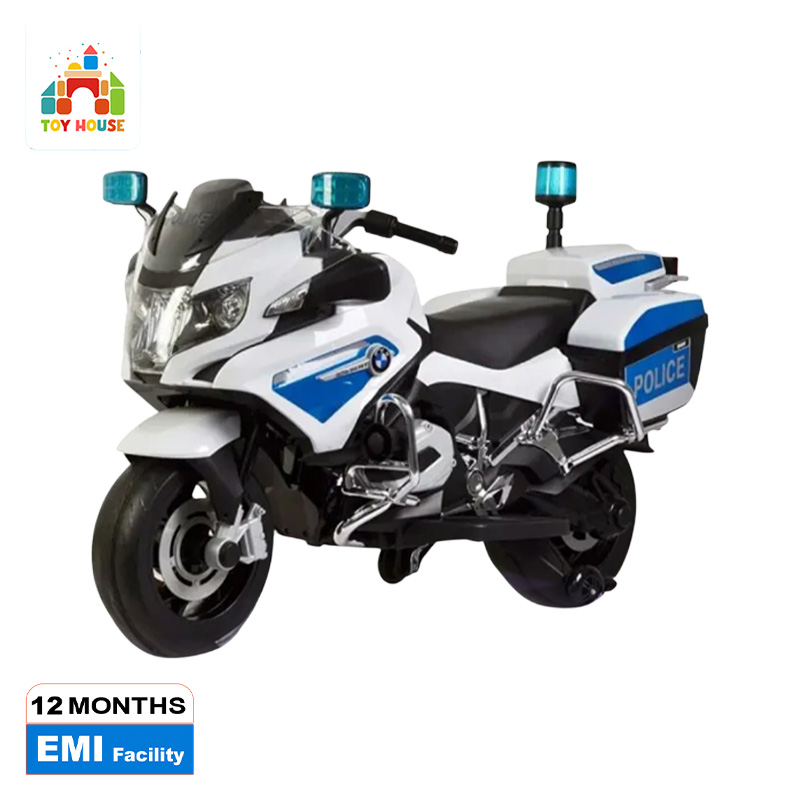 Picture of 12V BMW Ride-On Bike for Kids – Rechargeable Battery Operated Large-Size Motorcycle – Baby Car