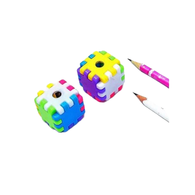 Picture of Cube Shaped Plastic Pencil Sharpener