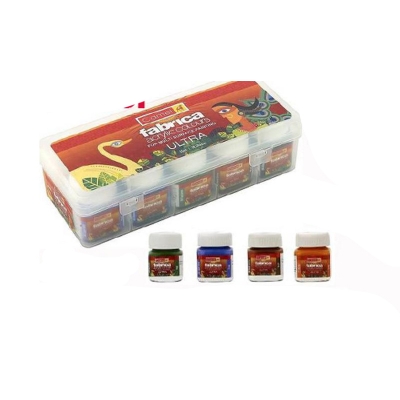 Picture of Camel Fabrica Acrylic  & Fabric Ultra Color for multi surface painting 10 Shades-15ml