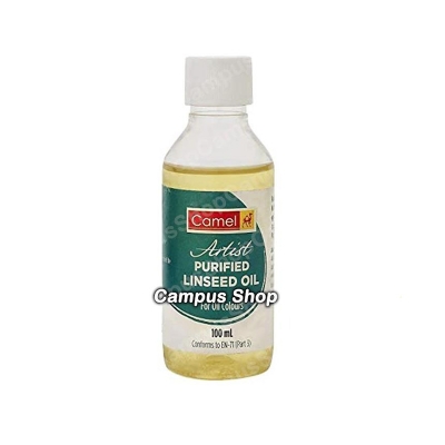 Picture of Camel Artist Purified Linseed Oil for Oil Color, 100ml (Yellow)