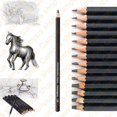 Picture of 14Pieces Sketch Drawing Pencils Set