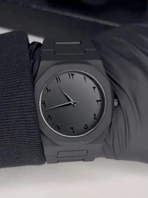 Picture of Arabic Black Aura Watch with free gift a Chain Cutter Tool