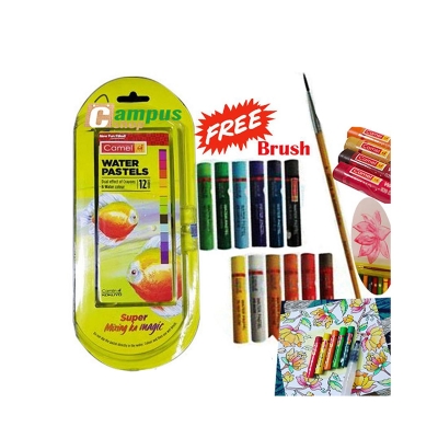 Picture of Camel Water Pastels 12 Color box for Painting
