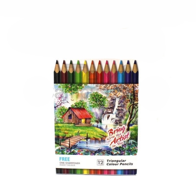 Picture of C3 product of  Doms 12 Color Pencil (Big Size)
