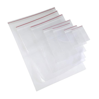 Picture of Clear Poly Reclosable Zipper Lock Bags | Resealable Plastic Zipper Bags for Samples, Candies, Craft supplies, Nuts, Slime and More