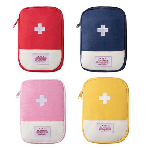 Picture of Medical Bag Medical Kit Case Medicine Storage Bag Portable Travel Storage First Aid Kit Household Medical Emergency Kits Organizer (1Pcs x Any color)