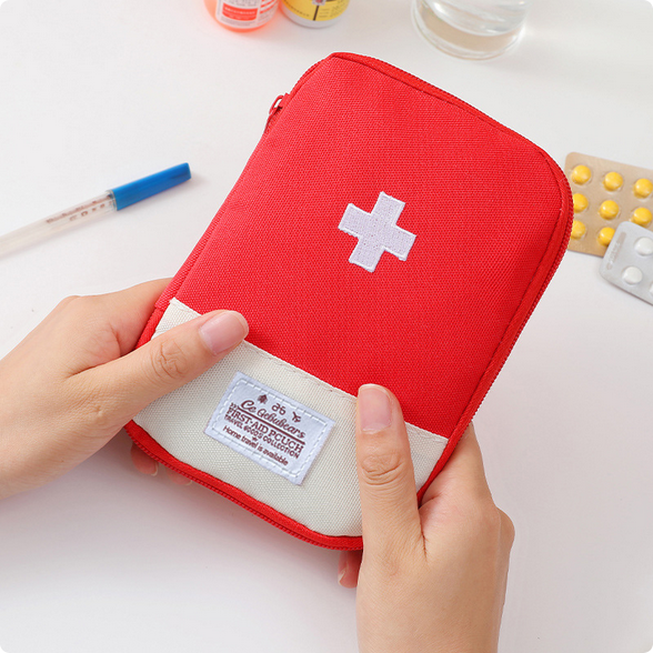 Picture of Medical Bag Medical Kit Case Medicine Storage Bag Portable Travel Storage First Aid Kit Household Medical Emergency Kits Organizer (1Pcs x Any color)