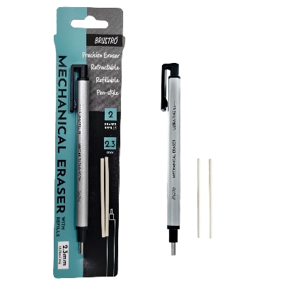 Picture of BRUSTRO Mechanical Precision Retractable Zero Eraser 2.3mm