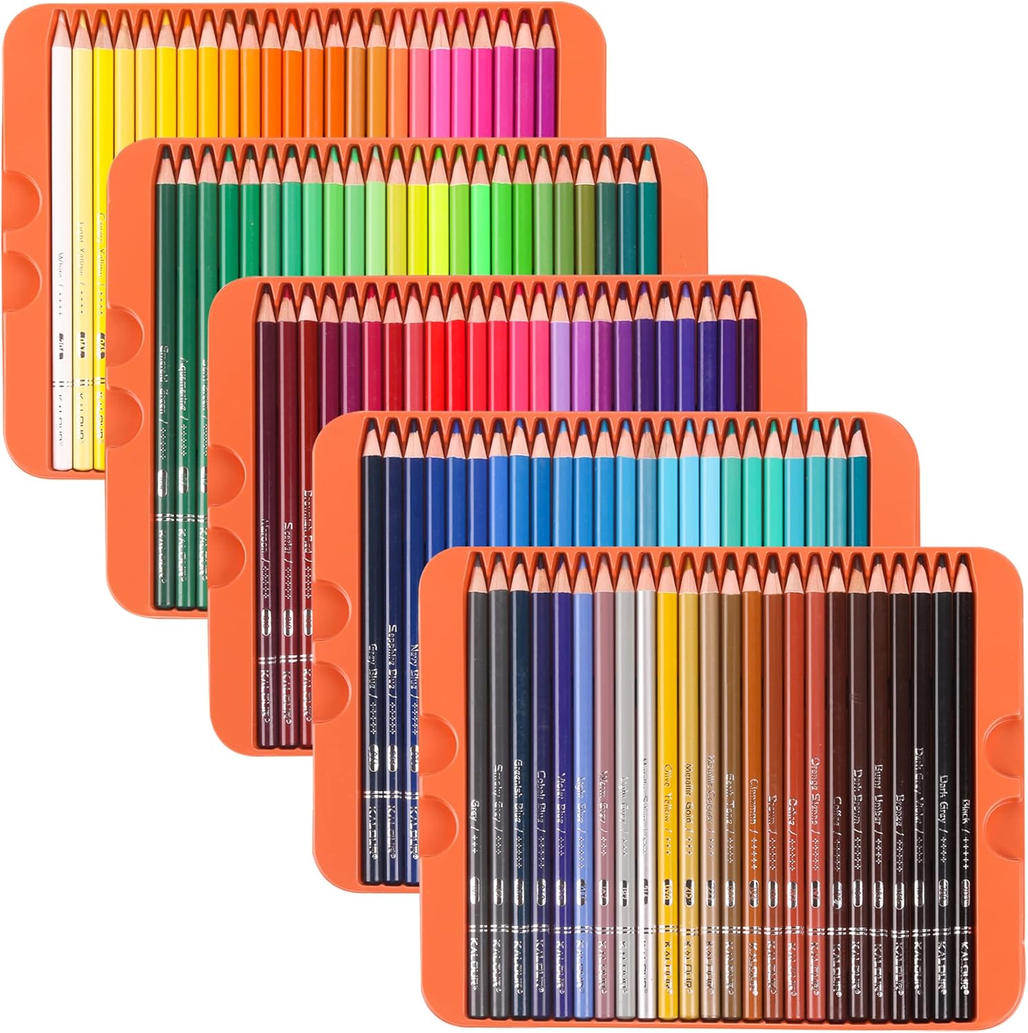 Picture of KALOUR Professional Colored Pencils,Set of 120 Colors,Artists Soft Core with Vibrant Color,Ideal for Drawing Sketching Shading,Coloring Pencils for Adults Artists Beginners