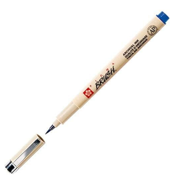 Picture of Sakura Pigma Brush Pen Color Water based pigment with brush nib