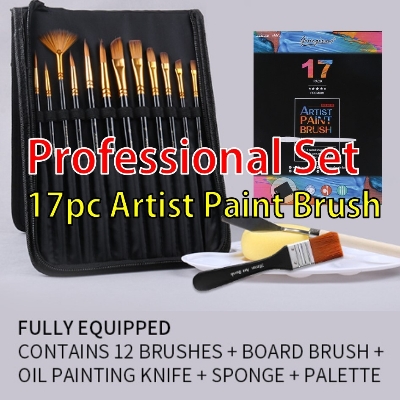 Picture of Giorgione Artist Paint Brush Set of 17