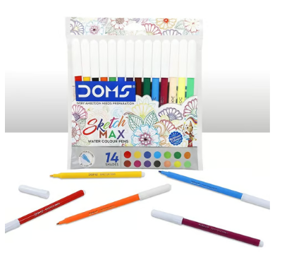 Picture of Doms Sketch Fine 14 Color Water color Pen