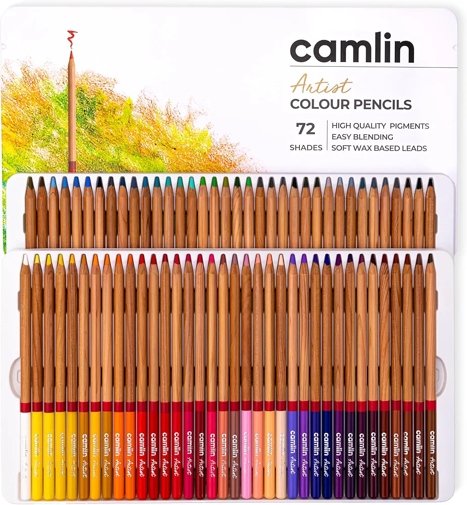 Picture of Camlin Artist Colour Pencils - 72 Shades