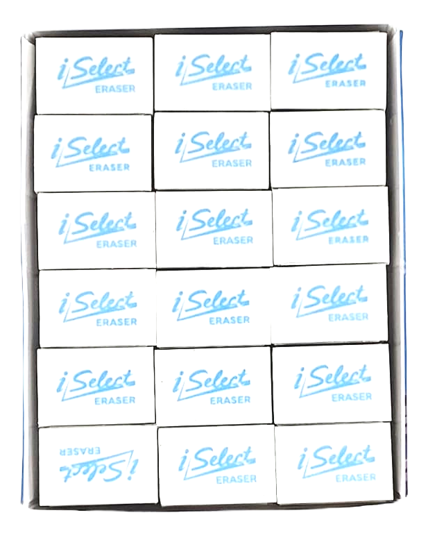 Picture of Deli i-Select H326  Dust Free White Eraser - 4 Pcs