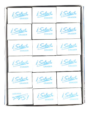 Picture of Deli i-Select H326  Dust Free White Eraser - 4 Pcs