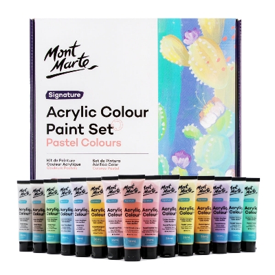 Picture of Mont Marte Acrylic Color Pastel Colors 36pc*36ml