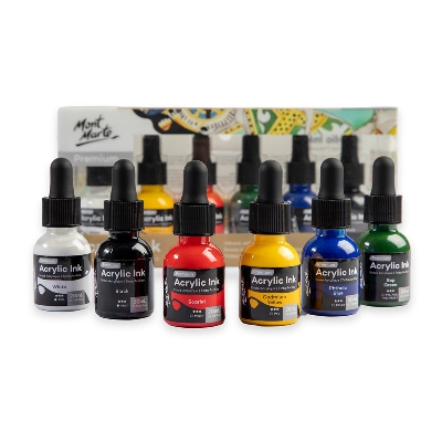 Picture of Mont Marte Acrylic Ink 6pc*20ml