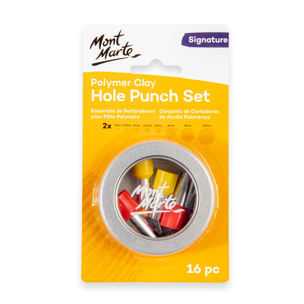 Picture of Mont Marte Polymer Clay Hole Punch Set-16pc