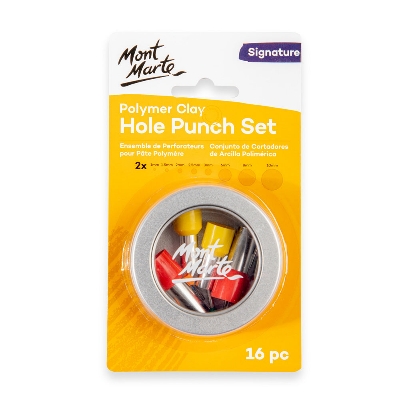 Picture of Mont Marte Polymer Clay Hole Punch Set-16pc