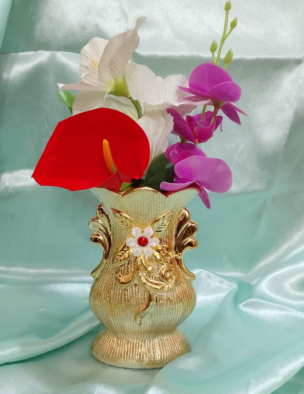 Picture of Metal flower vase