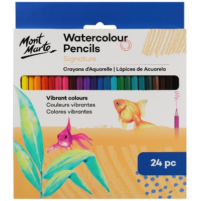 Picture of Mont Marte Watercolor Pencils 24pc