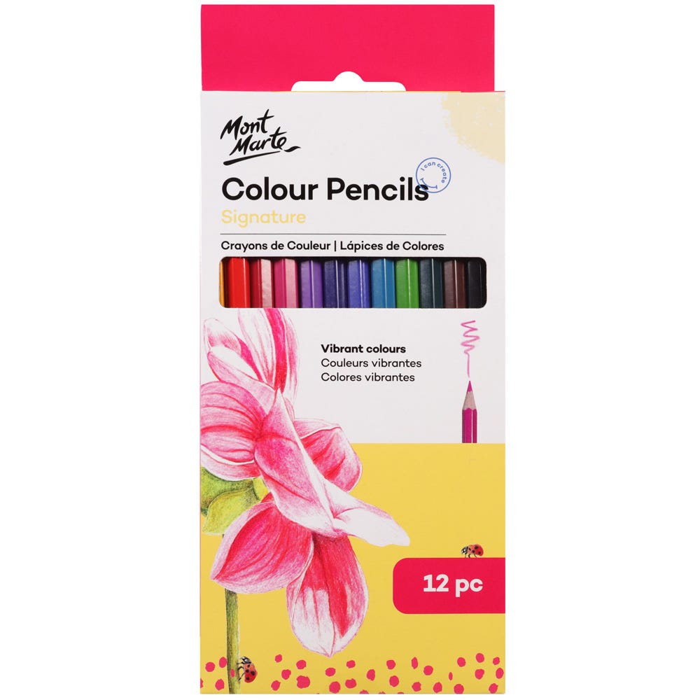 Picture of Mont Marte Color Pencils 12pc
