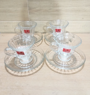 Picture of Clear glass cup set ,6 picec\ H&S