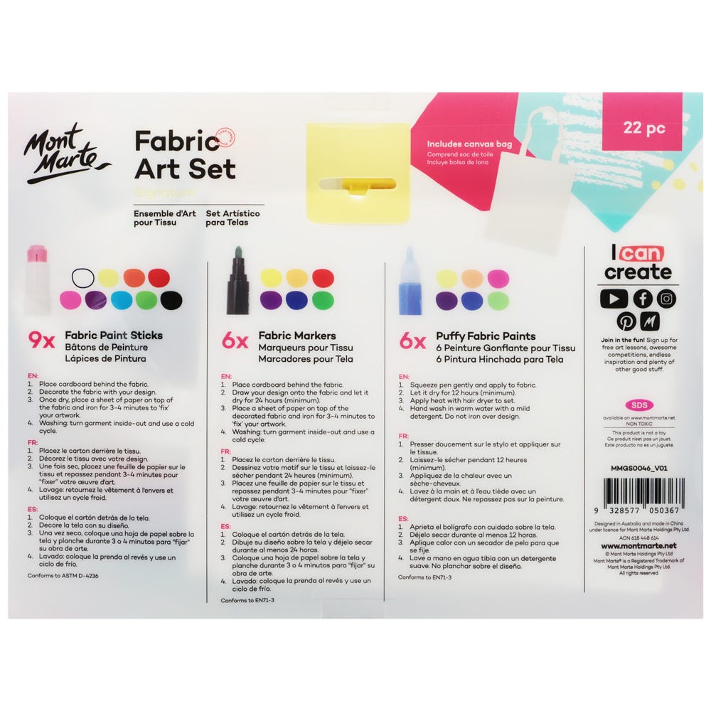 Picture of Mont Marte Fabric Set