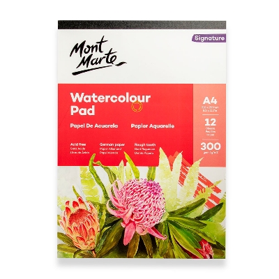 Picture of Mont Marte Watercolor Pad German Paper A4 300gsm A4