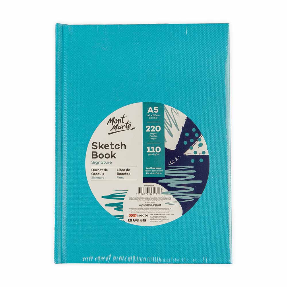 Picture of Mont Marte Sketch Book A5 Hard Cover 220pg 110g