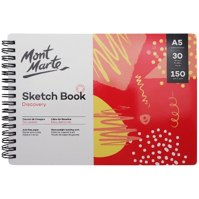 Picture of Mont Marte Discovery Sketch Book 190gsm A5