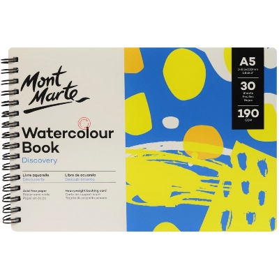 Picture of Mont Marte Watercolor Book 190gsm A5