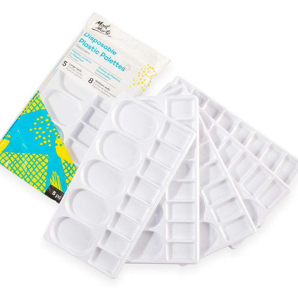Picture of Mont Marte Disposable Plastic Palettes 5pc