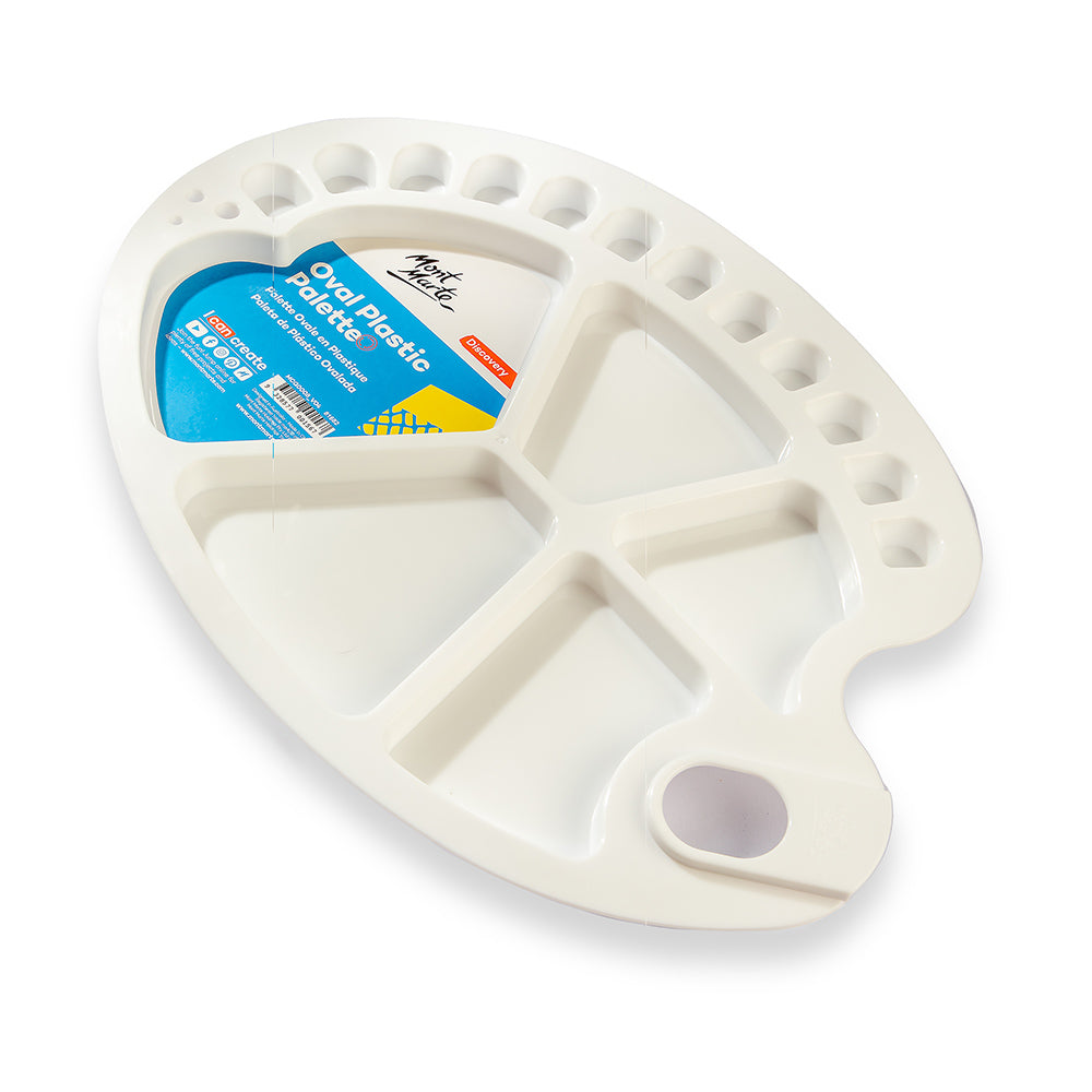 Picture of Mont Marte Oval Plastic Palette 34*25cm
