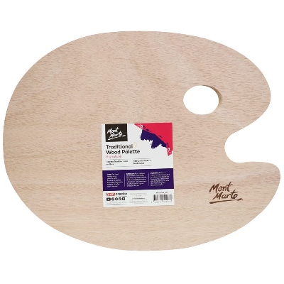 Picture of Mont Marte Traditional Wood Platte 30*28cm