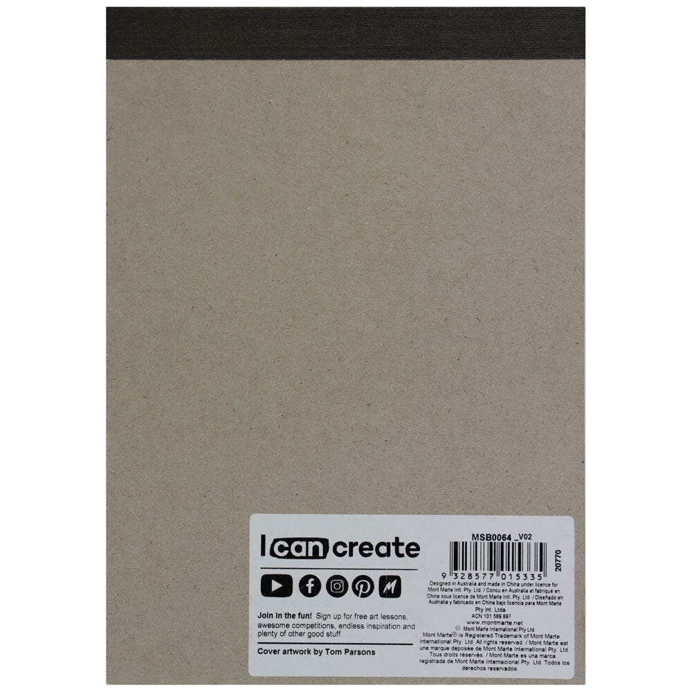 Picture of Mont Marte Watercolor Pad German Paper A5 180gsm 15sheet