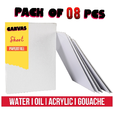 Picture of Canvas Bord for all kinds of painting - Pack of 08 sheets