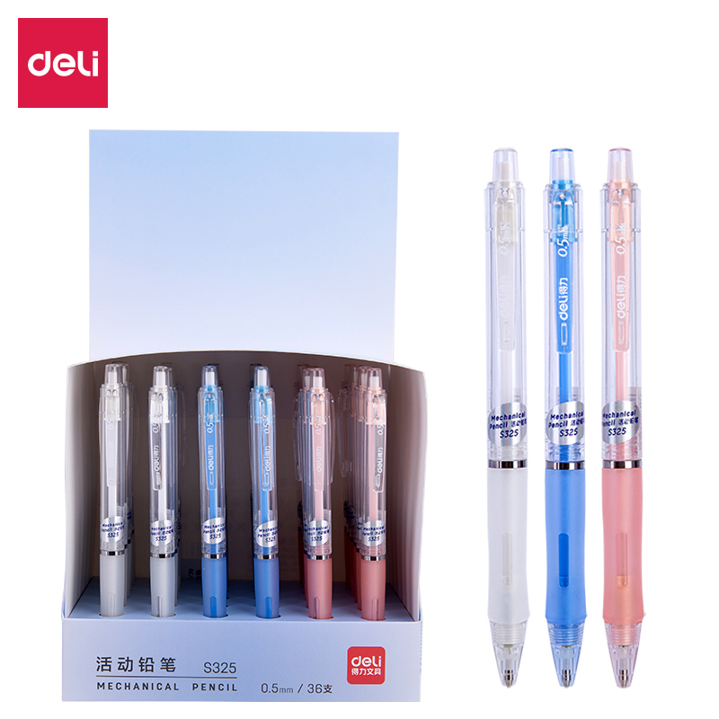 Picture of Deli S325 Transparent Body Mechanical Pencil - 0.5mm