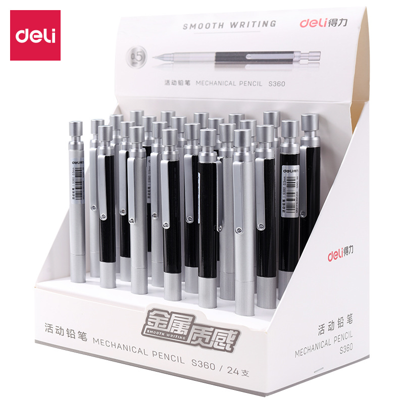 Picture of Deli S360 Metal Body Graph gear mechanical pencil 0.5m