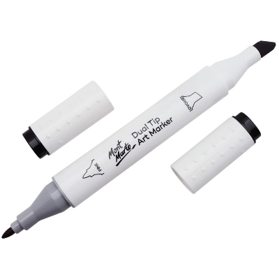 Picture of Mont Marte Dual Tip Art Marker - Black GY8
