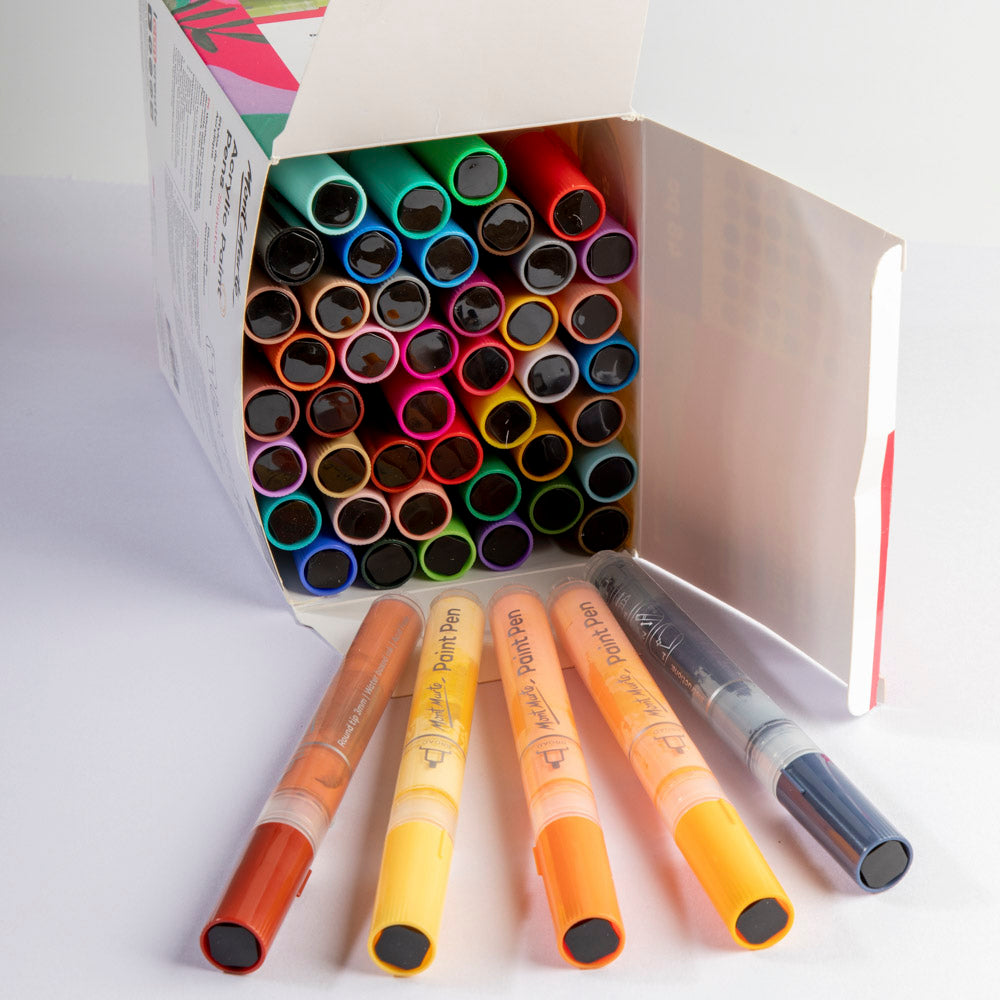 Picture of Mont Marte Acrylic Paint Pens Broad Tip 48pc