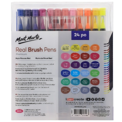 Picture of Mont Marte Real Brush Pens 24pc